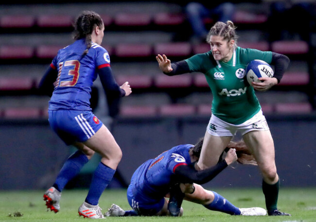 Cyrielle Banet and Alison Miller