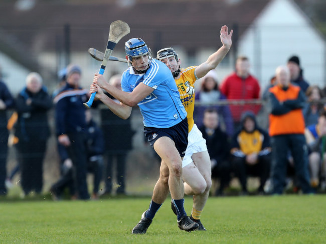 Eoghan O'Donnell in action against Neal McAuley