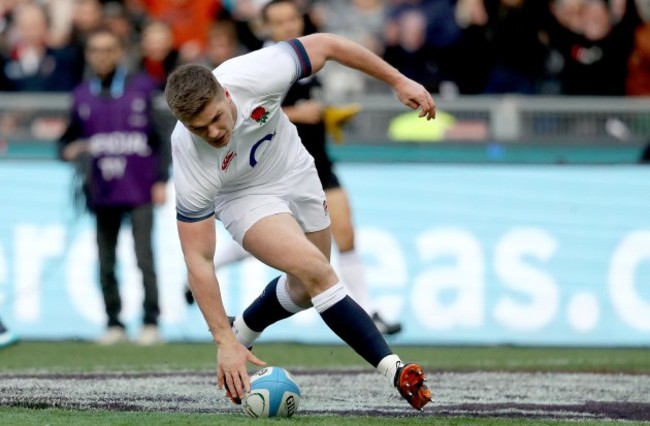 Owen Farrell scores their third try