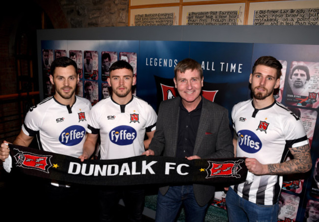 Patrick Hoban, Stephen Kenny, Dean Jarvis and Stephen Folan