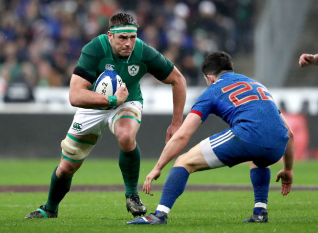 CJ Stander with Anthony Belleau