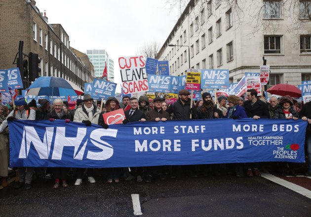NHS march