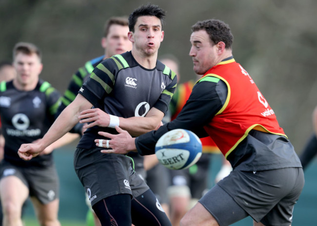 Joey Carbery and Rob Herring