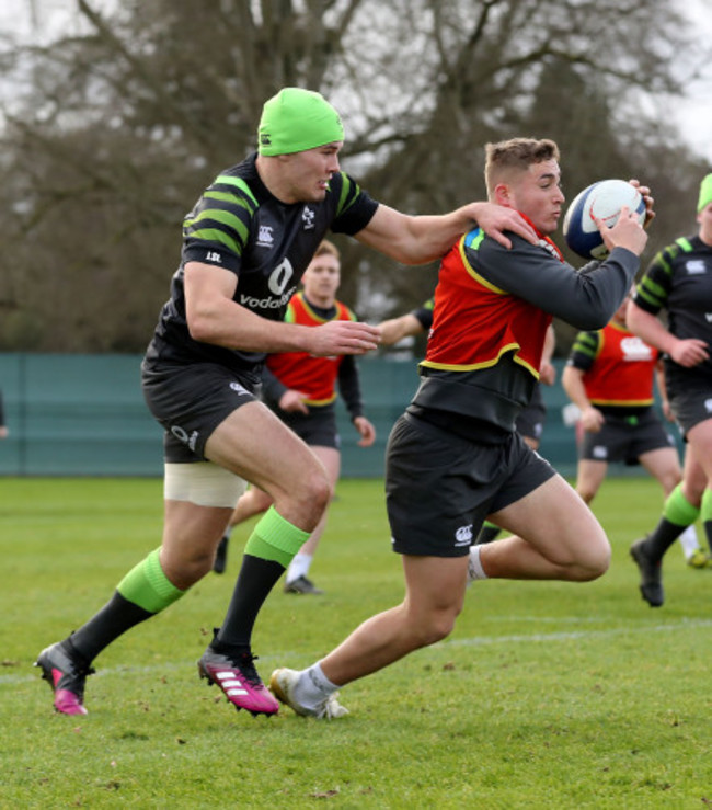 Jacob Stockdale and Jordan Larmour