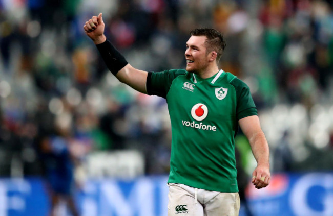 Peter O’Mahony celebrates