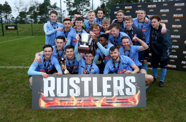 UCD celebrate with the Collingwood Cup