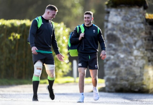 Dan Leavy and Jordan Larmour