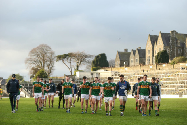 Kerry players after the match