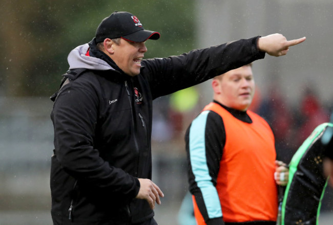 Jono Gibbes during the warm up