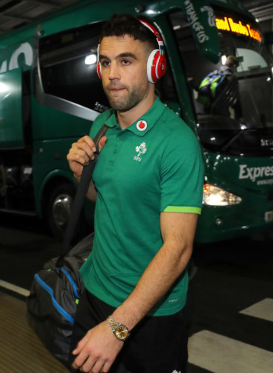 Conor Murray arrives