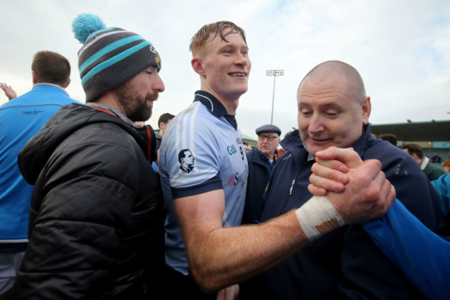 William O'Donoghue celebrates after the game