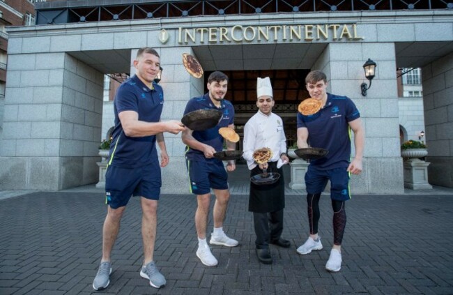 Ross Malony, Max Deegan, Daniel Jinariu and Garry Ringrose