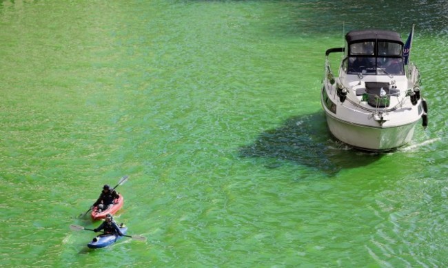 U.S.-CHICAGO-ST. PATRICK'S DAY-CELEBRATION