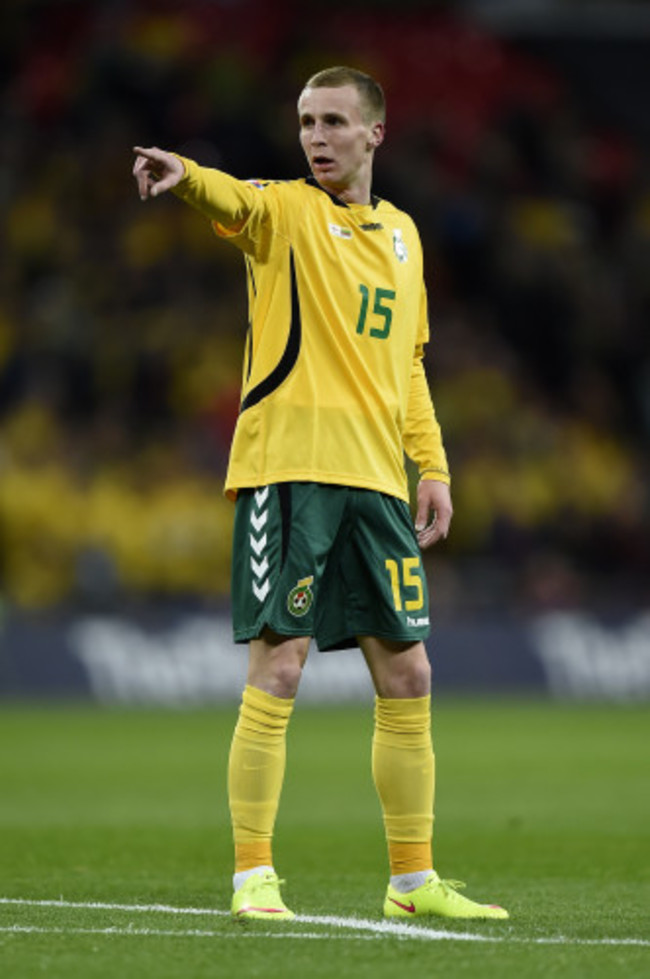 Soccer - UEFA Euro 2016 - Qualifying - Group E - England v Lithuania - Wembley Stadium