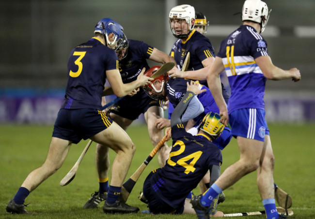 Eoghan O'Donnell, Conor Delaney, Aaron Maddock with Paul O'Dea and Justin Cahill