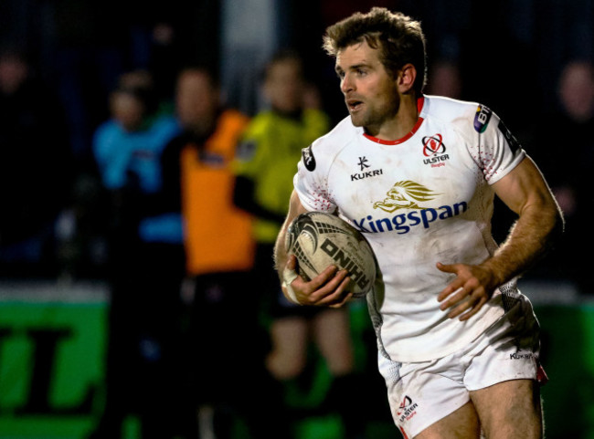 Ulster's Jared Payne scores his side's second try