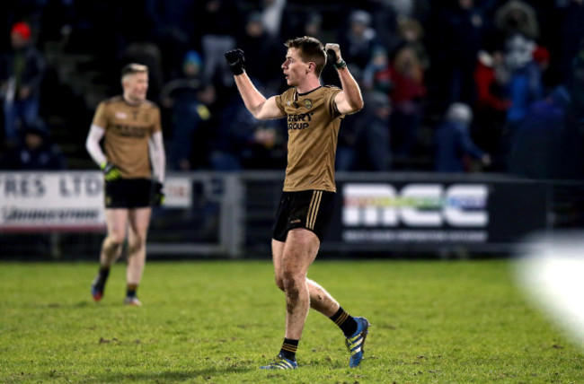 Barry O&rsquo;Sullivan celebrates at the final whistle