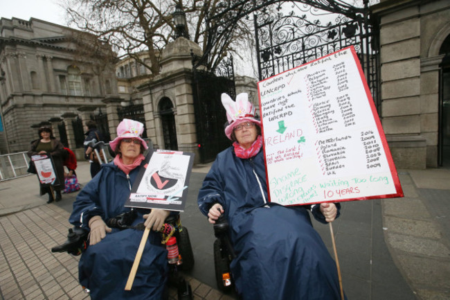 Disability Rights Protest.