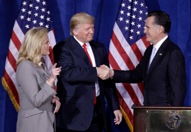 Romney Trump Rift