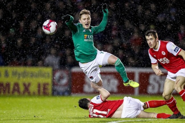 Kieran Salier tackled by Ryan Brennan