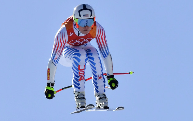 Olympics: Alpine Skiing-Womens Super-G