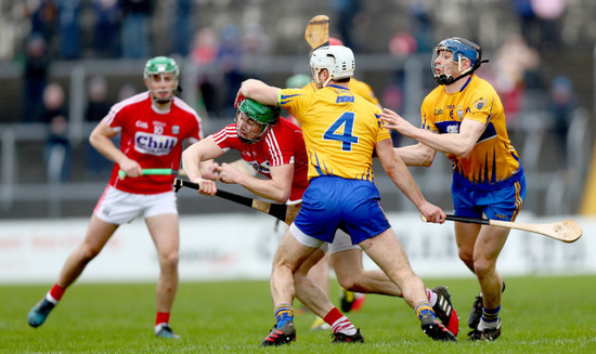 Seamus Harnedy with Patrick O’Connor and David McInerney