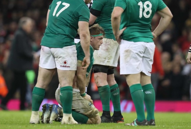 Jamie Heaslip dejected