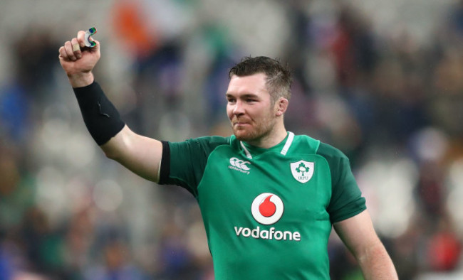 Peter O’Mahony celebrates