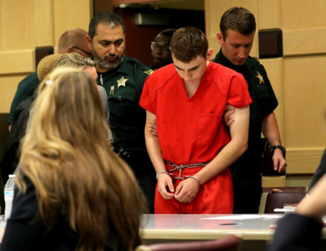 Nikolas Cruz appears in court