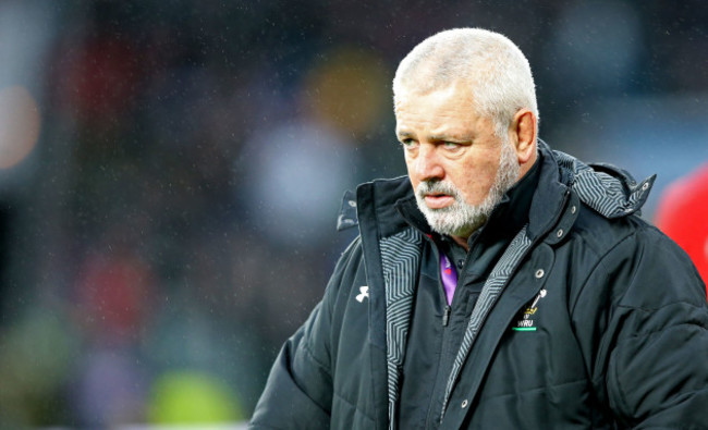 Warren Gatland before the game