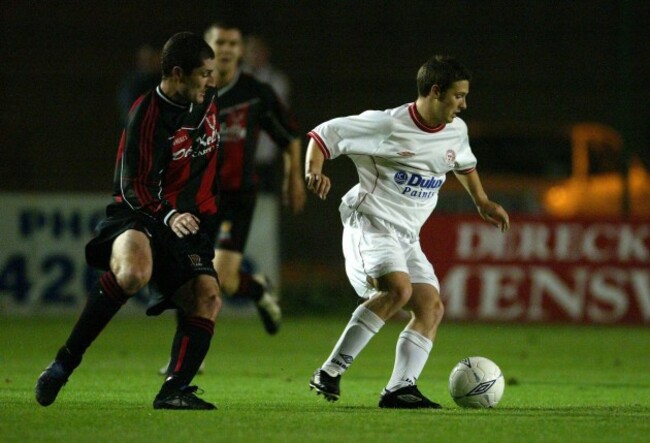 Wes Hoolahan and Colin Hawkins 29/9/2003