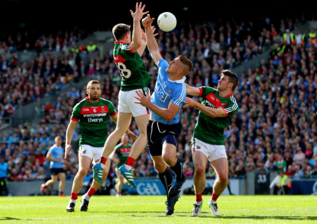 Paddy Durcan and Brendan Harrison with Eoghan O'Gara