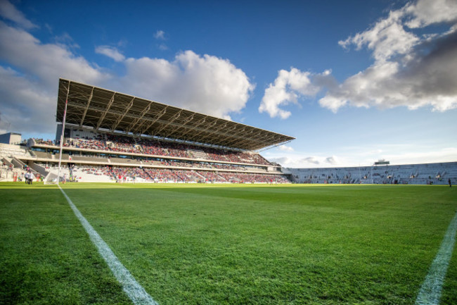 A general view of the match