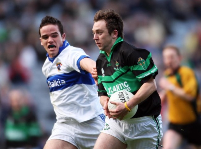 Ger Brennan tackles Paul Kerrigan