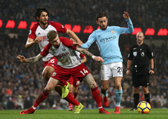 Manchester City v West Bromwich Albion - Premier League - Etihad Stadium