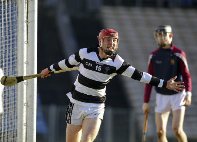 Adrian Mullen celebrates scoring his side's third goal