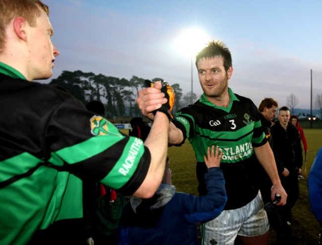 Derek Kavanagh celebrates