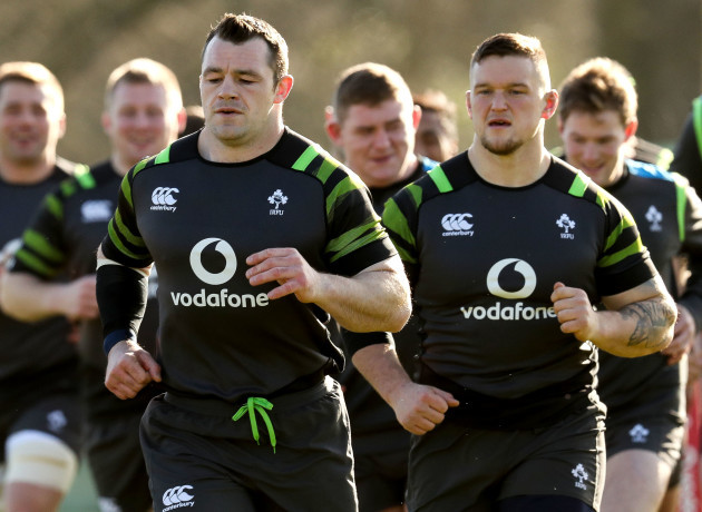Cian Healy and Andrew Porter