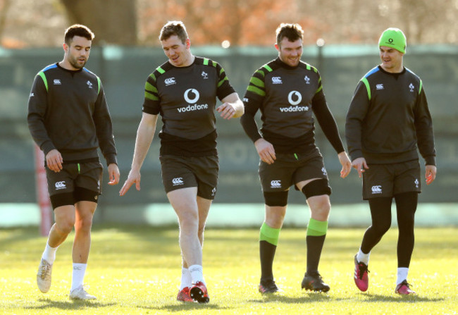 Conor Murray, Chris Farrell, Peter O'Mahony and Johnny Sexton