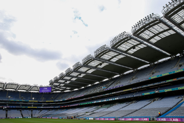 A view of Croke Park ahead of the game