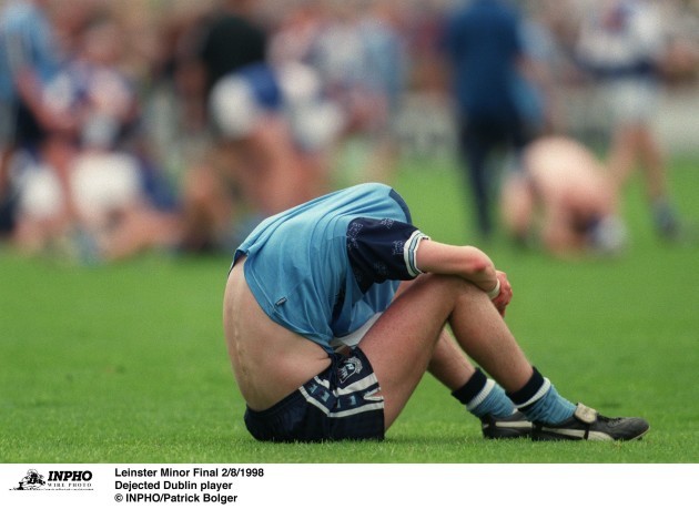 Dejected Dublin player 2/8/1998