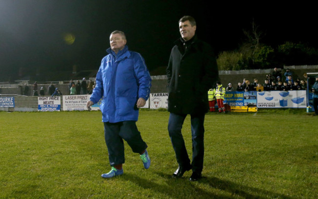 Roy Keane with Bob Donovan