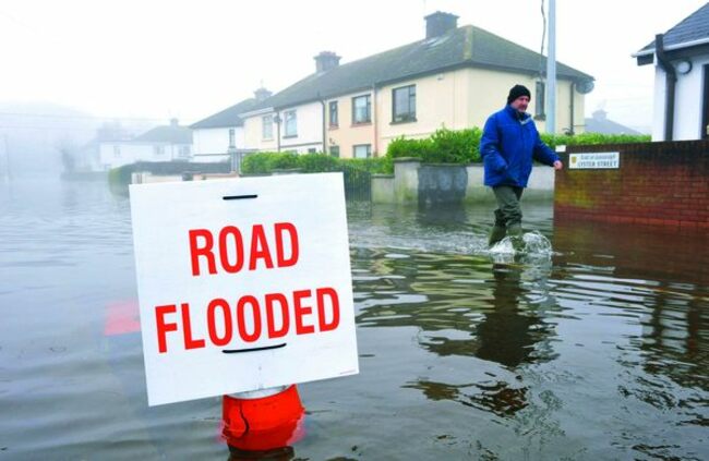 28/11/2009. Athlone Flood Scenes