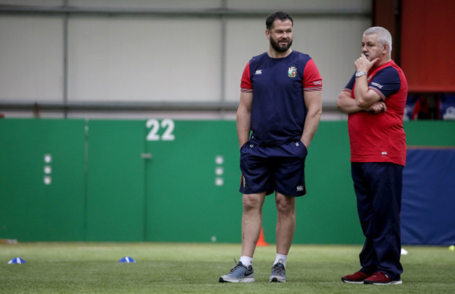 Andy Farrell and Warren Gatland