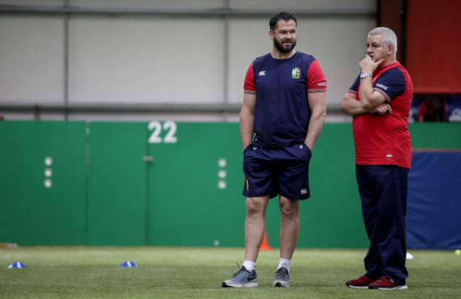 Andy Farrell and Warren Gatland