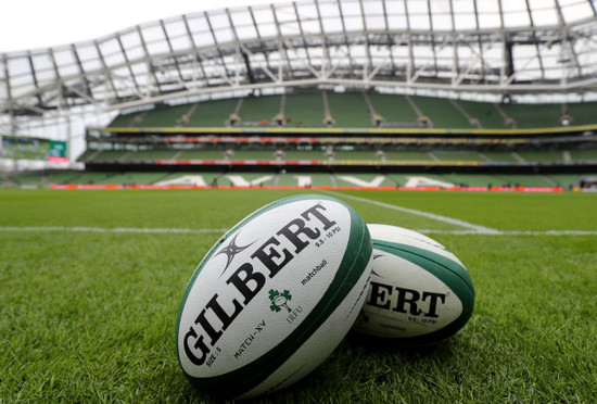 A view of the match balls ahead of the game