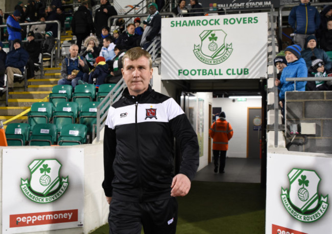 Stephen Kenny before the game