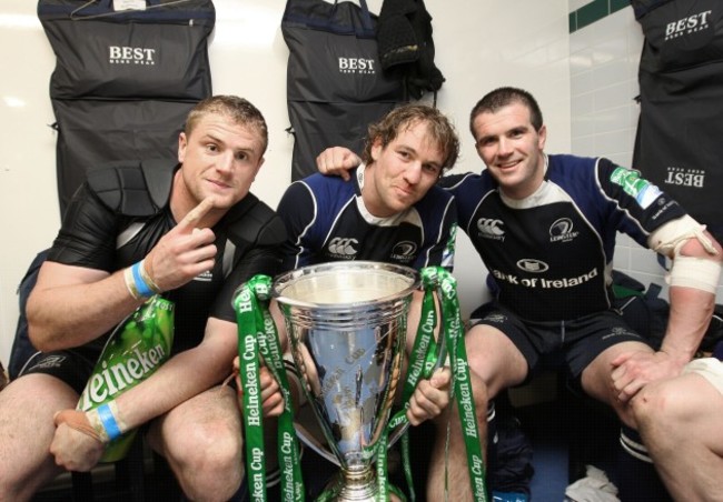 Jamie Heaslip, Rocky Elsom and Shane Jennings