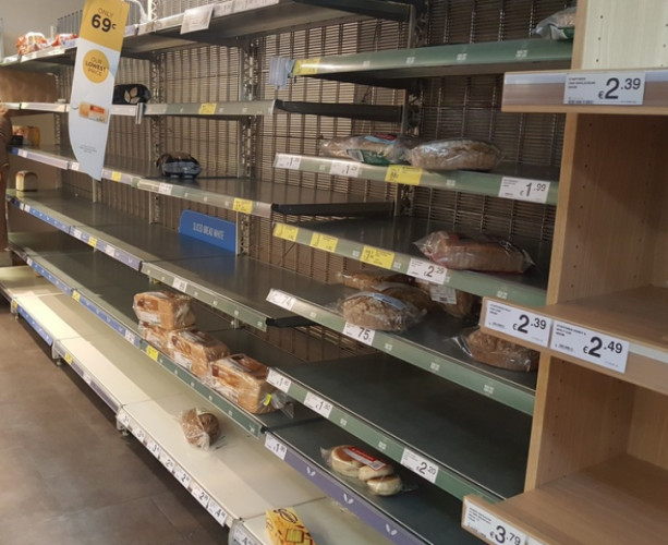 Stores seek to reassure customers about bread supplies ahead of Storm Emma