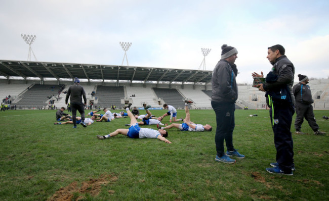 Waterford warm down after the game